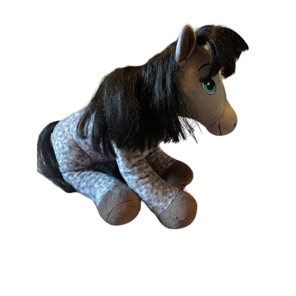 Build A Bear Workshop Kids Gray Dapple Pony Hearts & Horses Stuffed Plush Toy